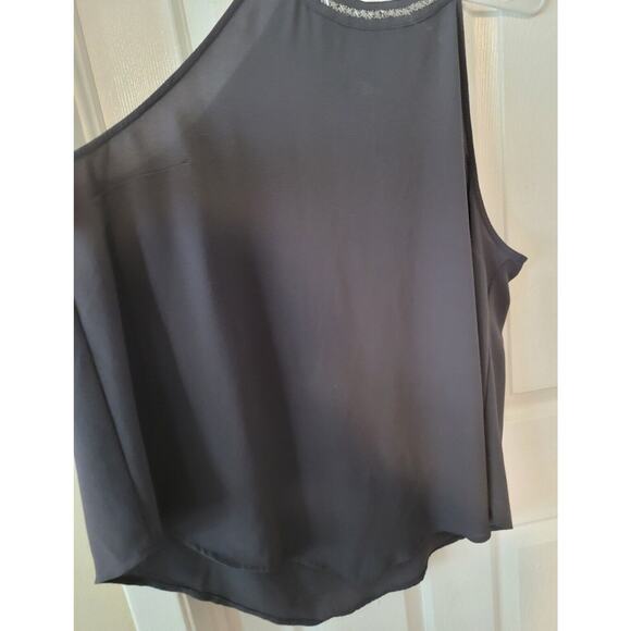 Torrid 3 Gray Beaded Neckline Tank Sleeveless Blouse Dress Formal Party - Picture 4 of 5